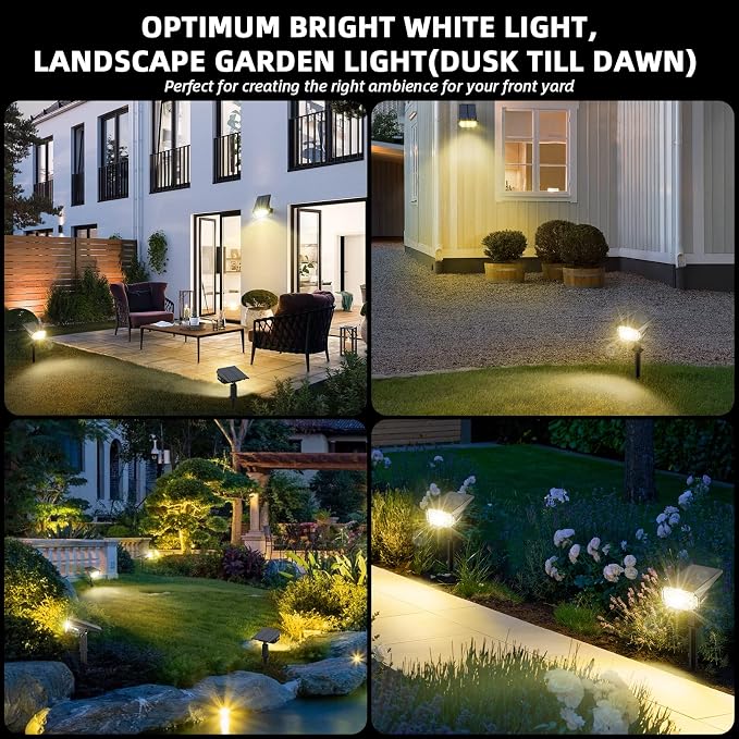 LEREKAM 3 Brightness Modes Solar Outdoor Lights - Image 7