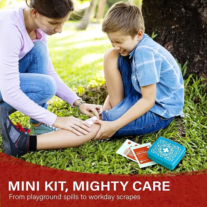 EVERLIT Pocket-Aid Mini First Aid Kit | Compact, Portable Hard-Shell Cases of - Image 7