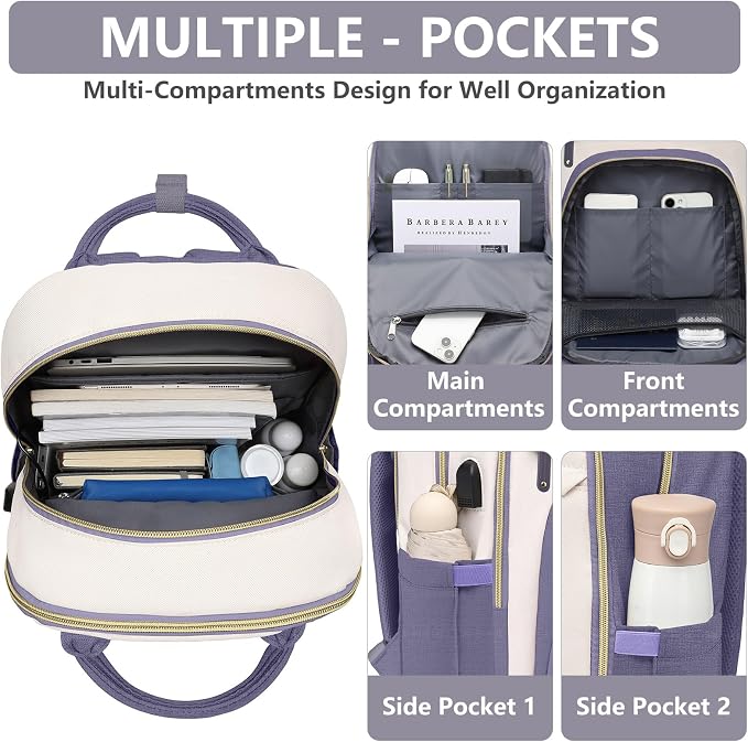 Laptop Backpack for Women Work Bag - Image 3