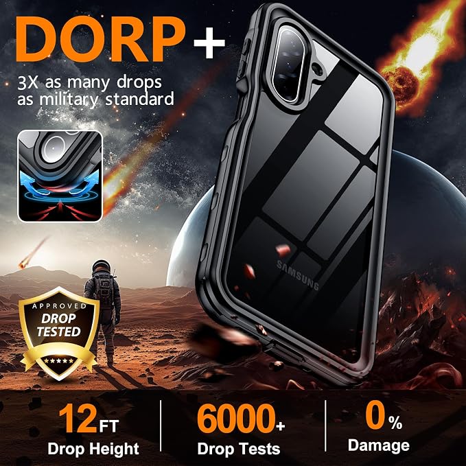 SPIDERCASE for Samsung Galaxy A17 Waterproof Case, IP68 Waterproof Case - Image 4