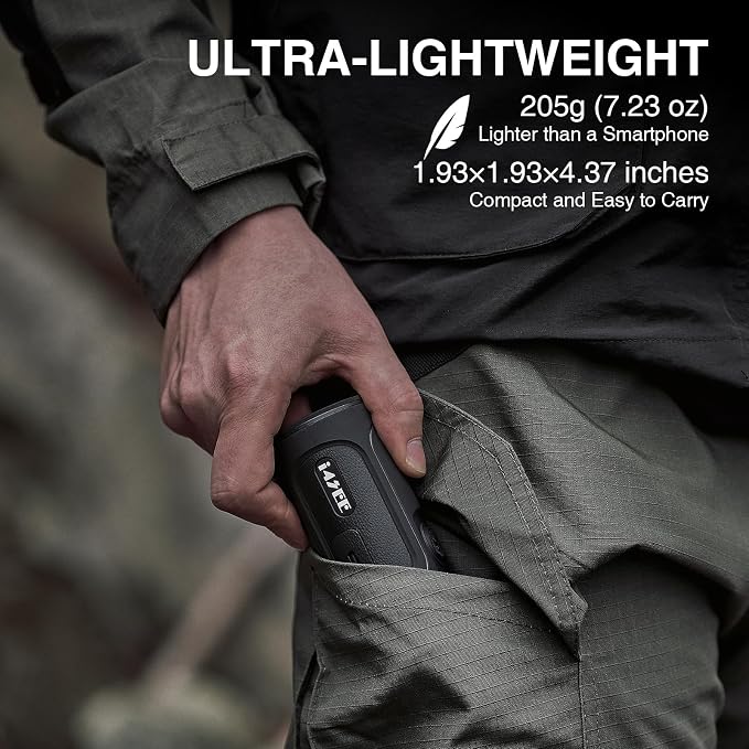 EM10-256 Thermal Monocular, 10mm Focal Lens, 256×192 12μm Night Vision Infrared - Image 3