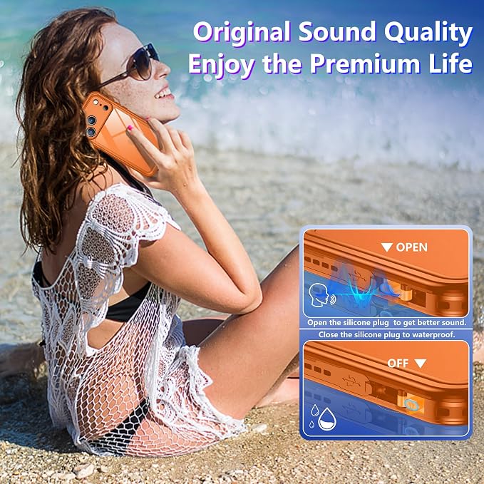 Temdan Compatible with iPhone 17 Pro Max Case, Waterproof Built-in Screen & - Image 6