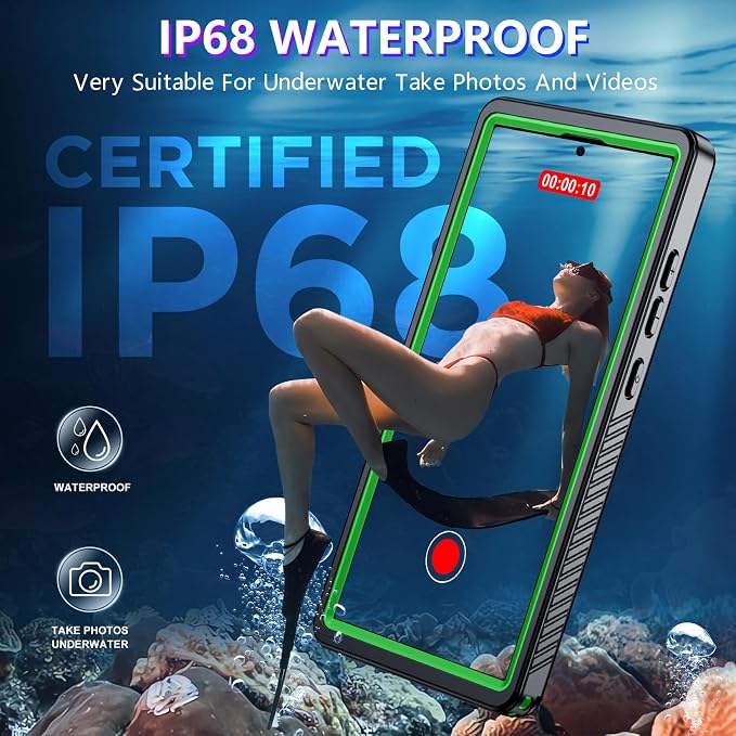 2025 New for Samsung Galaxy S24 Ultra Case Waterproof, Full Body Phone Case for - Image 3