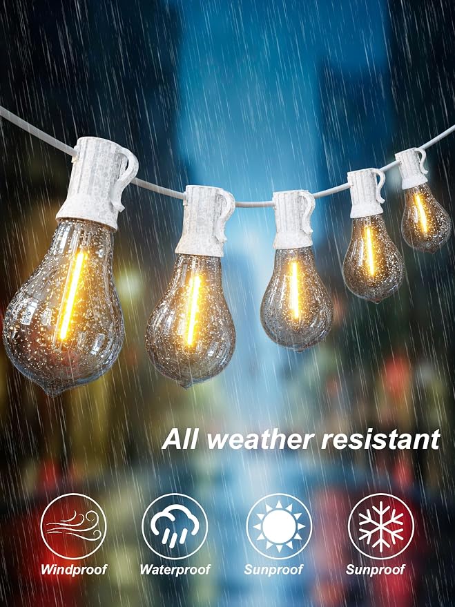 DAMAING Outdoor String Lights 300FT Waterproof Patio Lights - Image 6