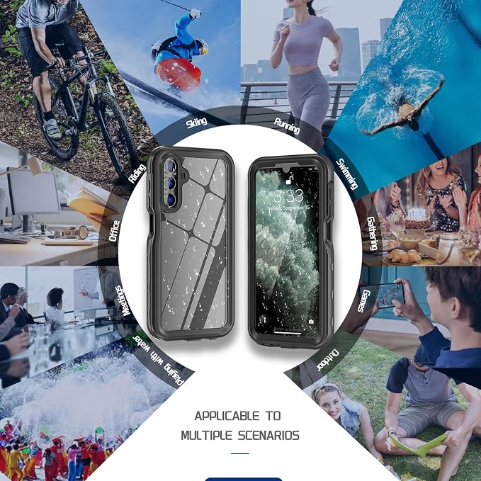 Hllhunkhe for Samsung Galaxy A15 5G Waterproof Case - Image 7