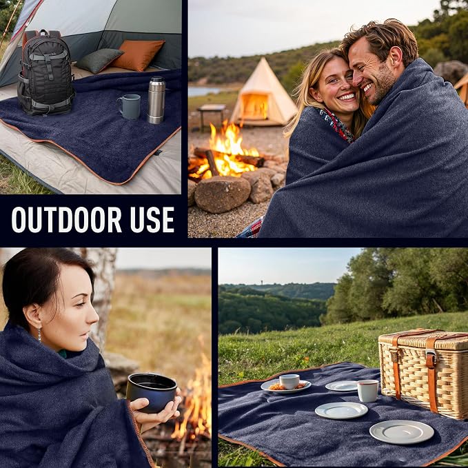 Large Military Wool Blanket - Image 2