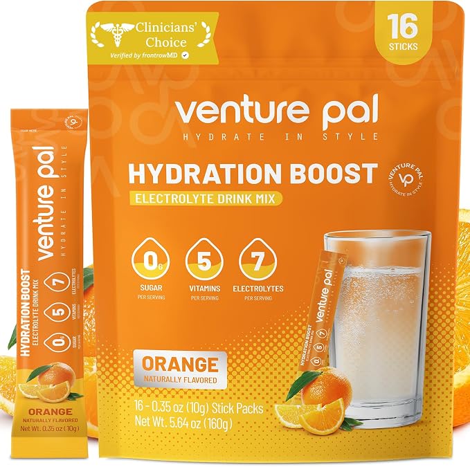 Venture Pal Sugar Free Electrolytes Powder Packets by VenturePal