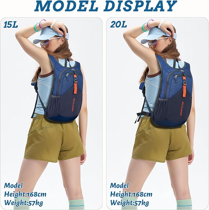BECOJADDE 15L Small Hiking Backpack - Image 5