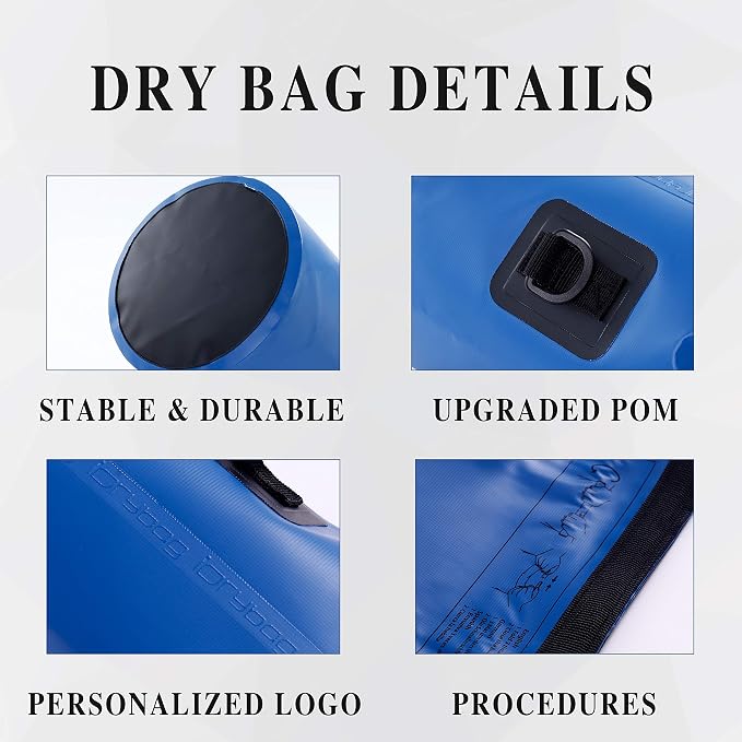 IDRYBAG Dry Bag for Kayaking Waterproof 2L/5L/10L/15L/20L, Small Dry Sack - Image 2