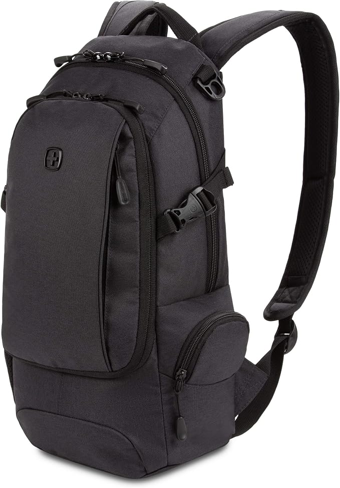 SwissGear 3598 Backpack, Narrow Daypack, Dark Grey by SwissGear