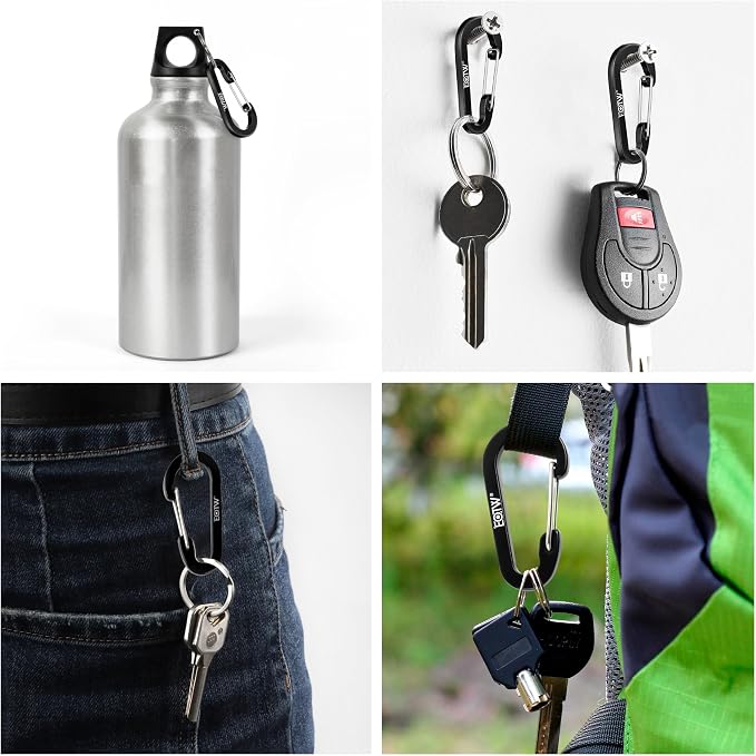 EOTW Paracord Keychain for Men Women Paracord Carabiner Backpack Keychain - Image 5