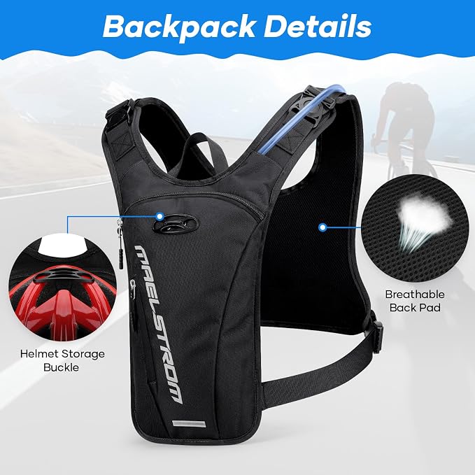Maelstrom Running Vest, Detachable Hydration Backpack - Image 3