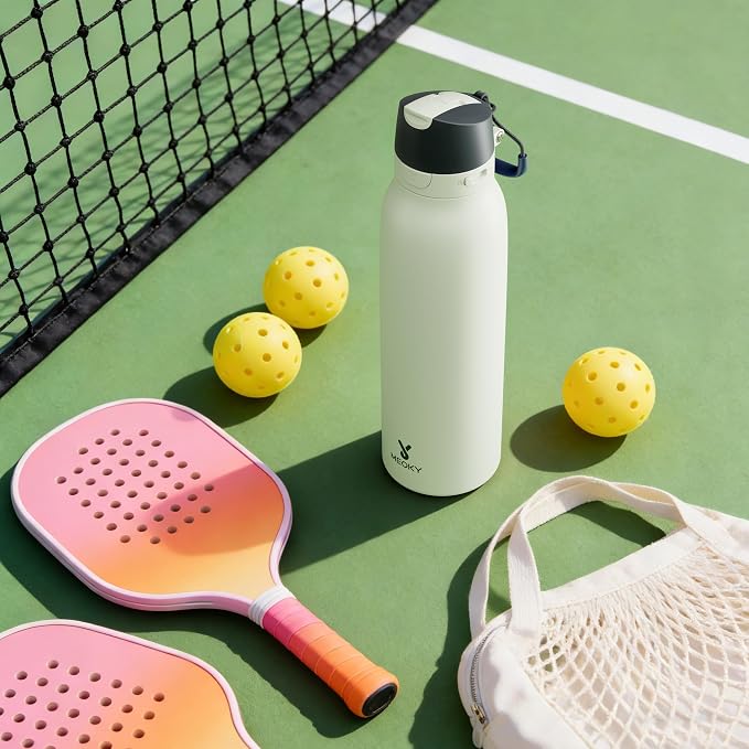 Meoky 24 oz Travel Water Bottle Stainless Steel: Leak Proof Locking Lid - Image 9