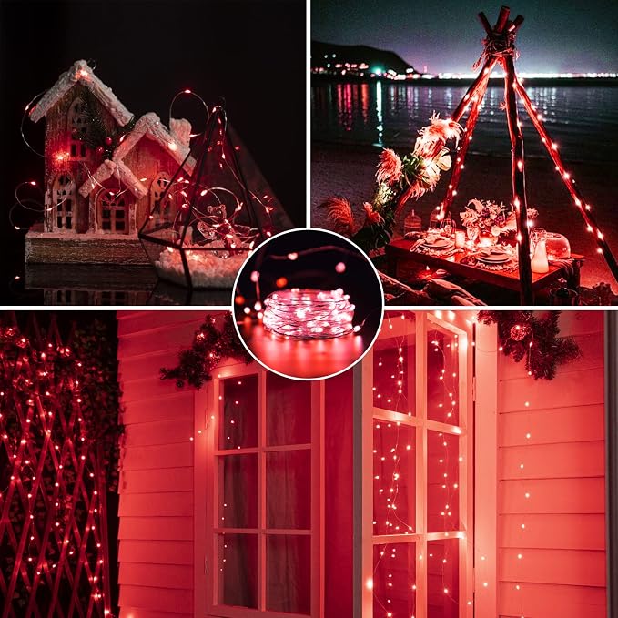 Brightown 12 Pack LED Fairy Lights, Waterproof, 7 Feet, 20 LEDs, Battery - Image 6