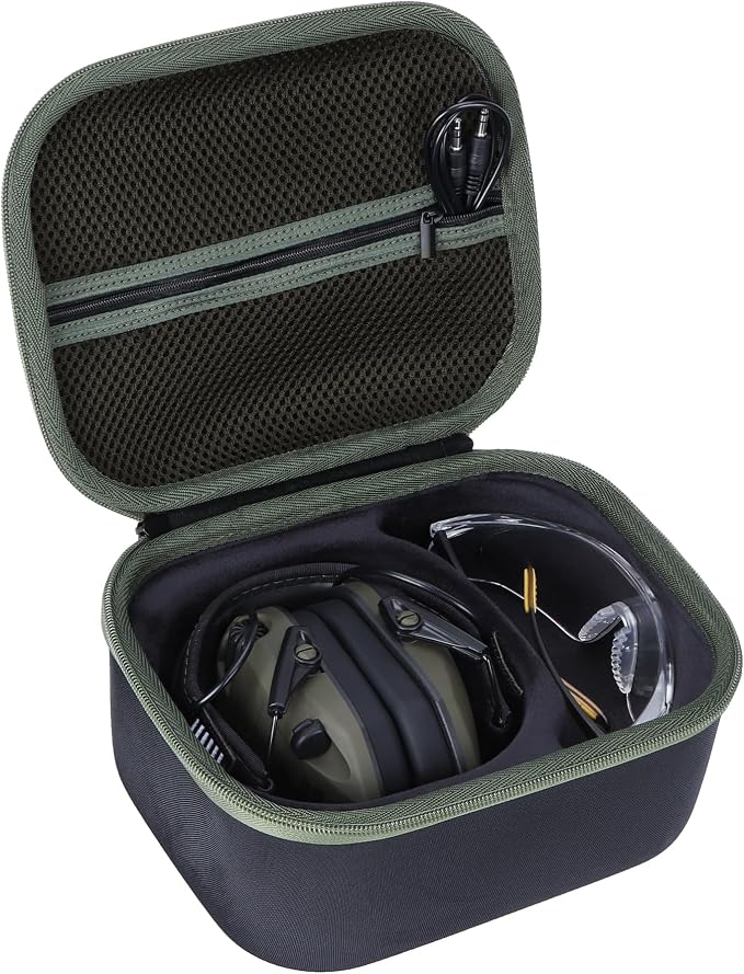 Storage Case Compatible with Walker's Razor Slim Shooting Hearing Protection by Peyyargo