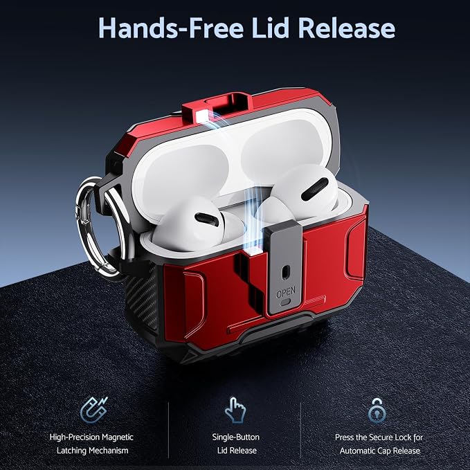 Armoured Heavy Duty for AirPods Pro2 Generation Case - Image 4