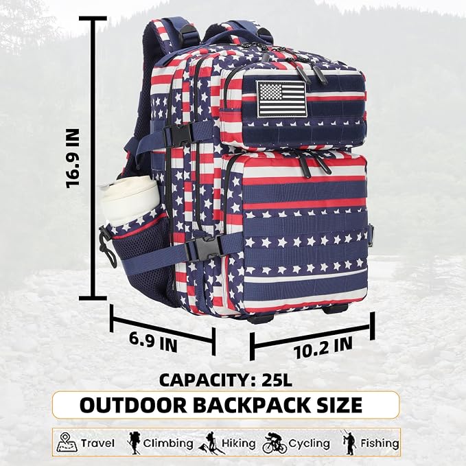 Lovelinks21 25L Tactical Military Backpack Small Travel Backpack - Image 2