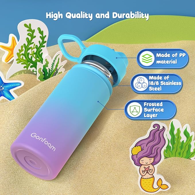 Kids Water Bottle, 16oz Kids Water Bottle - Image 6