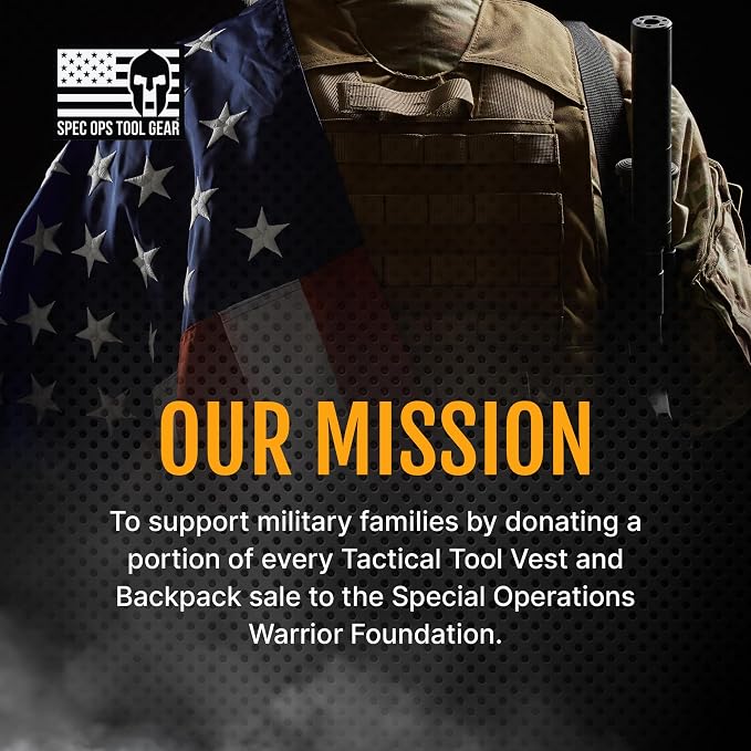Spec Ops Tool Gear SF-18 Charlie 2.0 Tactical Tool Vest & Belt | Modular MOLLE - Image 3