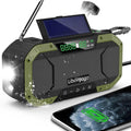 Emergency Radio Waterproof Bluetooth Speaker, Portable AM FM Radio by Libovgogo
