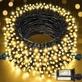 JMEXSUSS 66ft 200 LED Christmas Lights Outdoor, Warm White Christmas Tree by JMEXSUSS