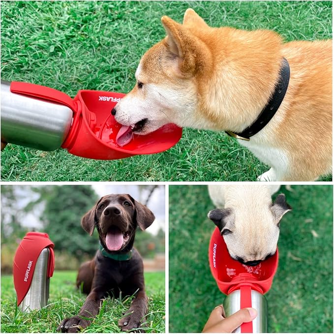 PupFlask Large Dog Water Bottle | 27 or 40 OZ Stainless Steel | Convenient Dog - Image 6