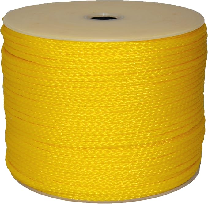 T.W Evans Cordage 27-301 1/4-Inch by 250-Feet Hollow Braid Polypro Rope by T.W+.+Evans+Cordage+Co.