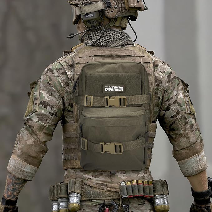 EXCELLENT ELITE SPANKER Tactical MOLLE Hydration Backpack Water Bladder Carrier - Image 7