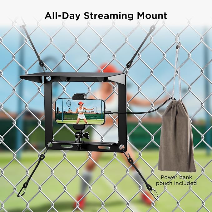 InnoGear Fence Mount for Phone, Flexible Cell Phone Fence Mount - Image 7