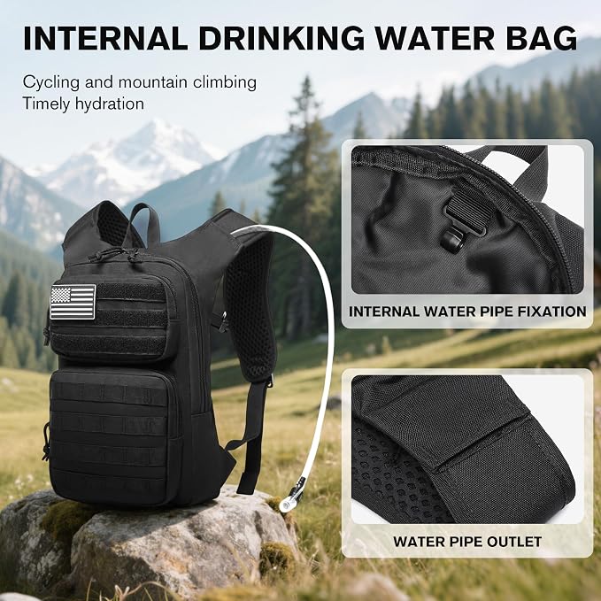 wotony Hydration Backpack with Water Bladder - Image 9