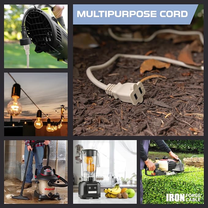 Iron Forge Cable 2 Prong Extension Cord 10 ft - Image 3