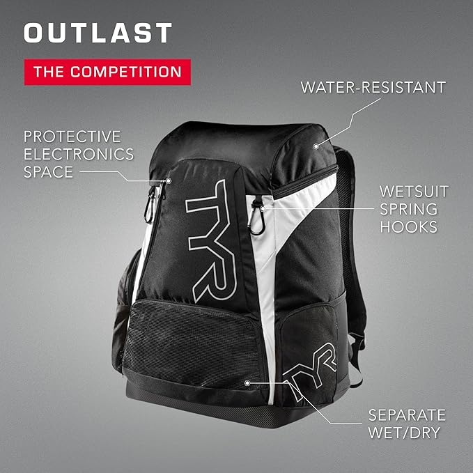 Alliance Backpack TYR Wet/Dry Athletic Gym and Pool Bag - Image 6