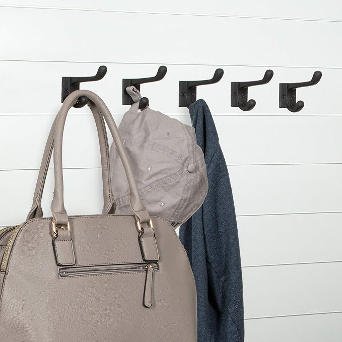 Claimed Corner Cast Iron Coat Hooks - Image 4