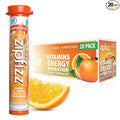 Zipfizz Daily Energy Drink Powder, 20 Pack | 3-in-1 Sustained Energy, Rapid by Zipfizz