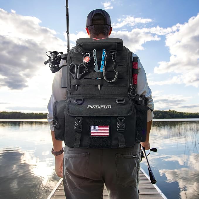 Piscifun 52L Fishing Tackle Backpack - Image 2