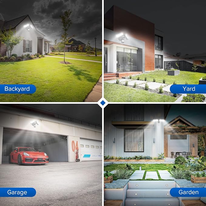 SANSI 36W 3600LM LED Motion Sensor Outdoor Light, 000 Hrs Lifespan Security - Image 9