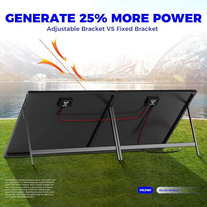 VOLTSET 100 Watt 12 Volt Portable Solar Panel - Image 6