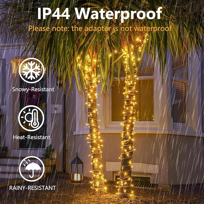 66FT 200LED Christmas String Lights Outdoor/Indoor, Extendable Twinkle Fairy - Image 4