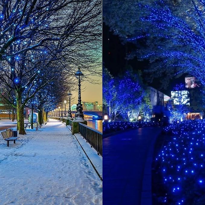 Upgrade Solar String Lights for Outside 2 Pack Total 180FT 500LED String Lights - Image 4