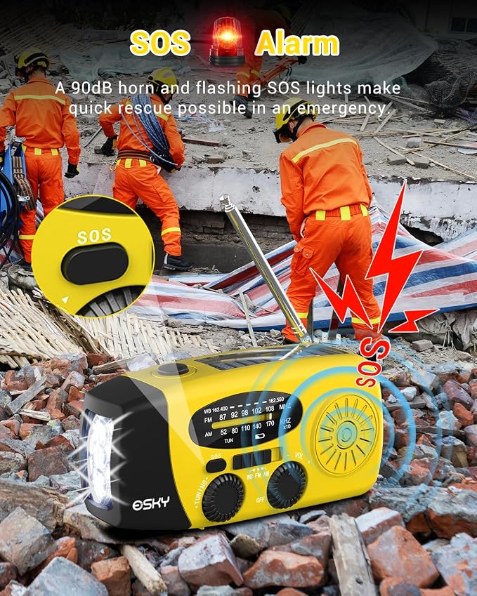 Esky Emergency Hand Crank Radio - Image 5