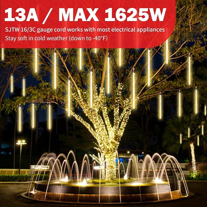 EP 2 Pack 10FT Black Outdoor Extension Cord, 16/3 SJTW Heavy Duty Waterproof - Image 8