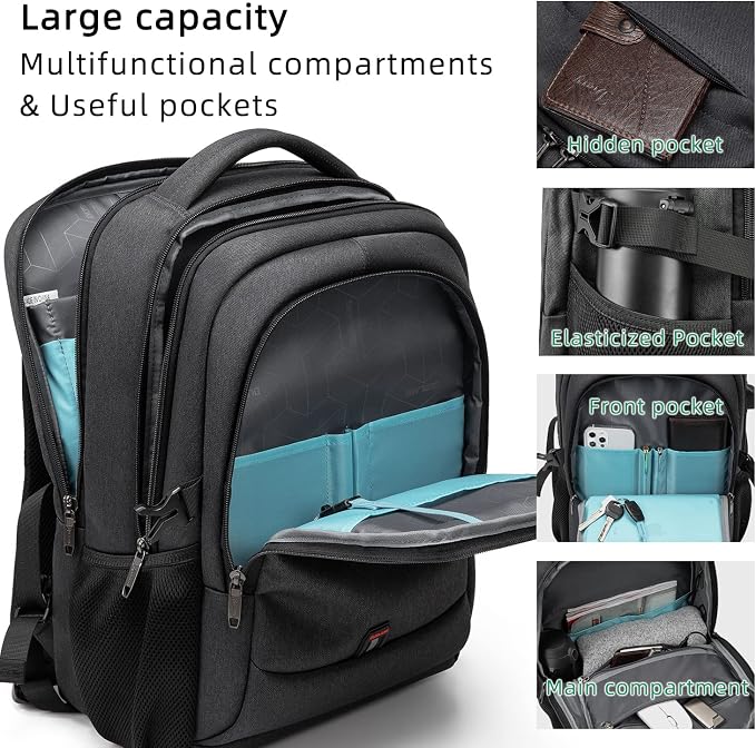 DUSLANG 17 Inch Laptop Backpack - Image 5