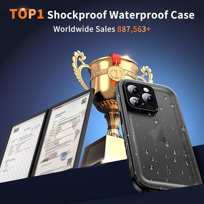 Cozycase for iPhone 15 Pro Waterproof Shockproof Dustproof Case - Image 10