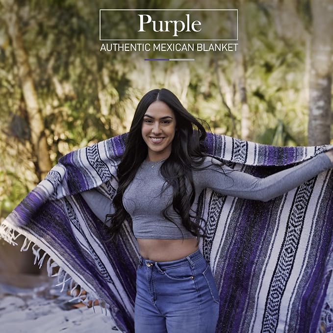 Hydration Nation Authentic Extra Large Mexican Blanket - Image 6