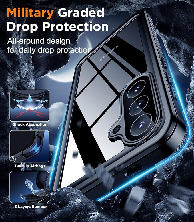 Temdan Designed for Samsung Galaxy S26 Plus Case Waterproof, Built-in Lens & - Image 5