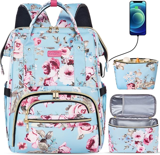 Kaome Lunch Backpack 15.6 Inch Laptop Backpack by Kaome