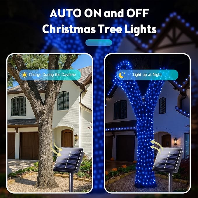 Extra-Long 144FT Solar String Lights - Image 2