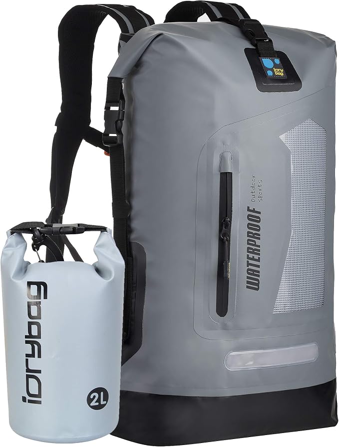IDRYBAG Waterproof Backpack for Men 20L/30L/40L, Floating Dry Bag Kayak by iDrybag+