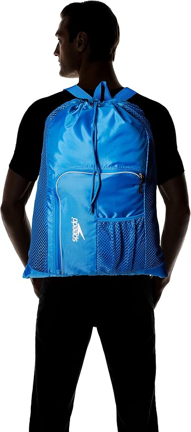 Speedo Unisex-Adult Drawstring Deluxe Ventilator Mesh Equipment Bag - Image 5