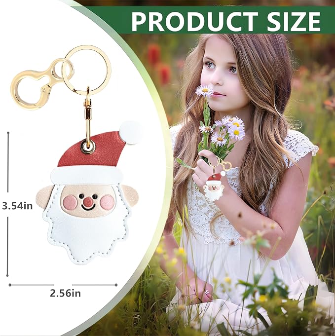 Leather Keychain Holder Case Compatible - Image 2